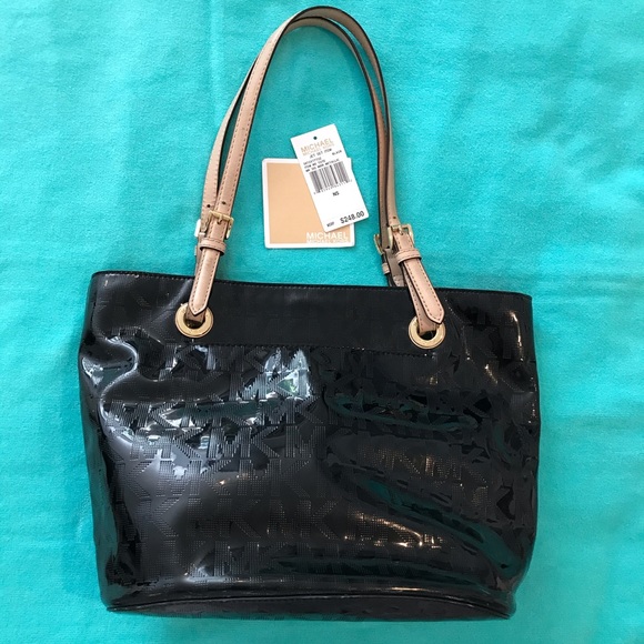 michael kors vinyl tote